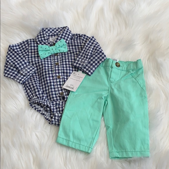 carter's bow tie outfit